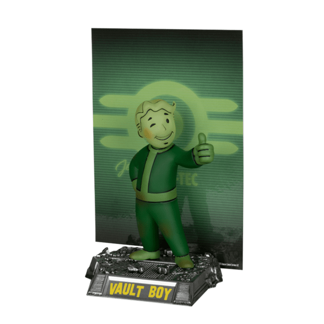 Vault Boy Glow in The Dark Edition Gold Label Fallout Figurine