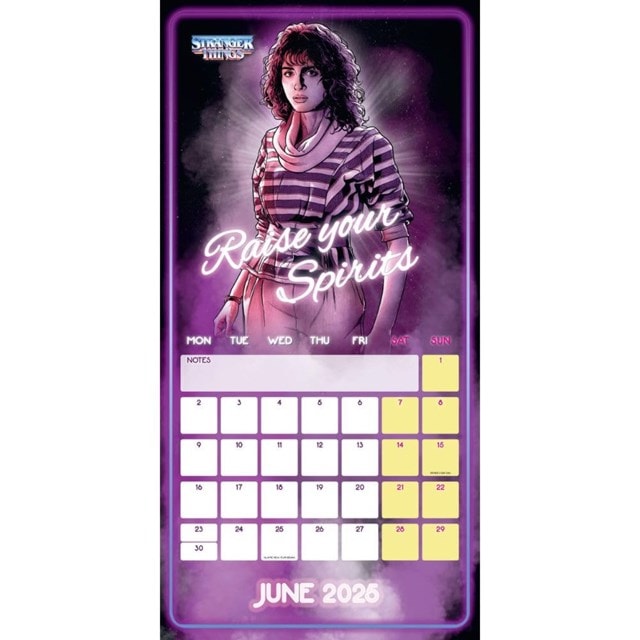 Stranger Things 2025 Square Calendar - 4