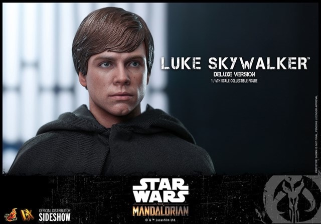 Luke Skywalker Star Wars Mandalorian Hot Toys Deluxe Figure - 5