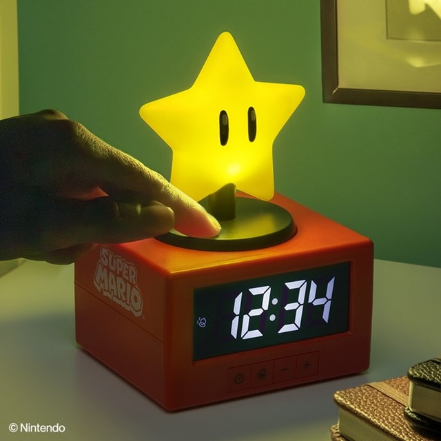 Super Star Super Mario Icon Alarm Clock - 3