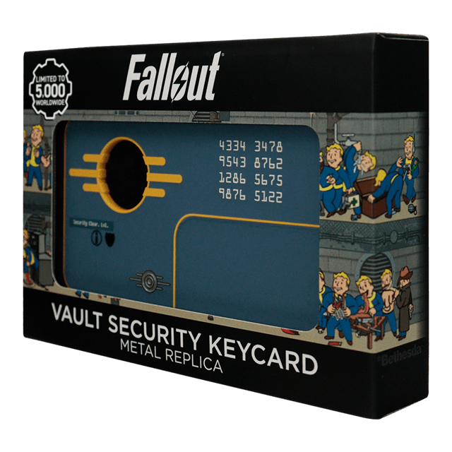 Fallout Limited Edition Vault Security Keycard Replica - 2