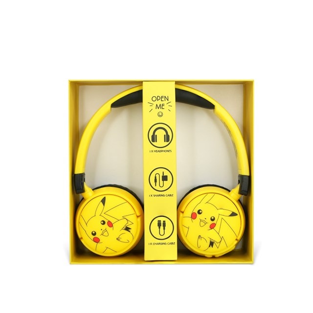 OTL Pokemon Pikachu Yellow Bluetooth Headphones - 7