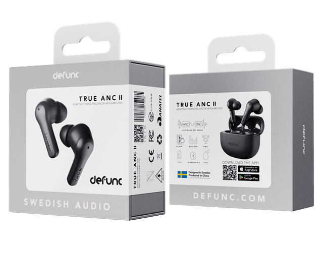 Defunc True ANC II Black True Wireless Bluetooth Earphones - 3