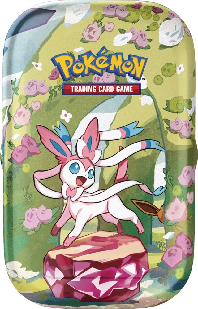 Scarlet & Violet 8.5 Prismatic Evolution Mini Tin Sylveon Pokemon Trading Cards - 2