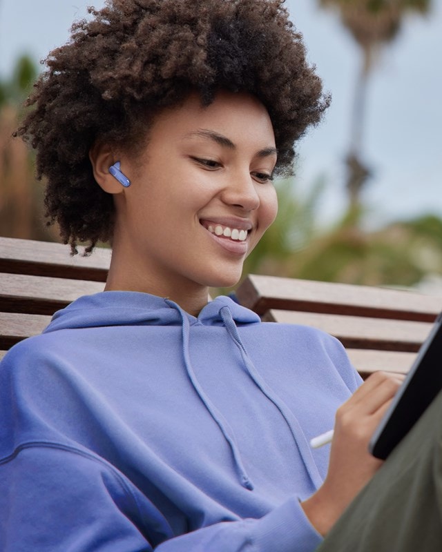 Mixx Audio StreamBuds Switch A7 Sky Blue True Wireless Bluetooth Earphones - 5