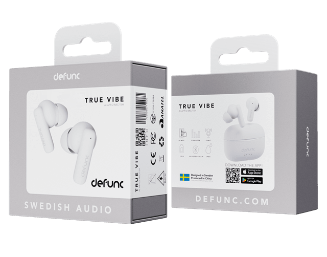 Defunc True Vibe White True Wireless Bluetooth Earphones - 3