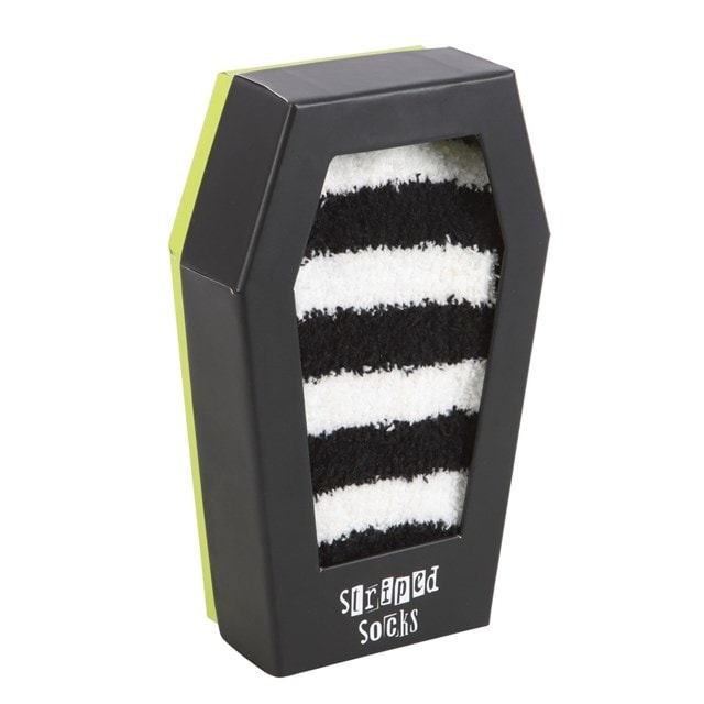 Striped Socks In Coffin Socks Gift Box - 1