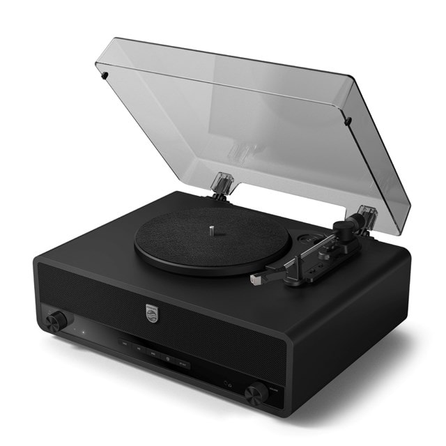 Philips The Stevie Black Bluetooth Turntable - 2