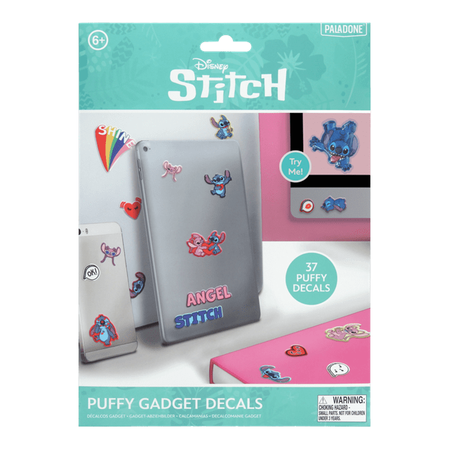 Stitch Puffy Lilo & Stitch Gadget Decals - 2