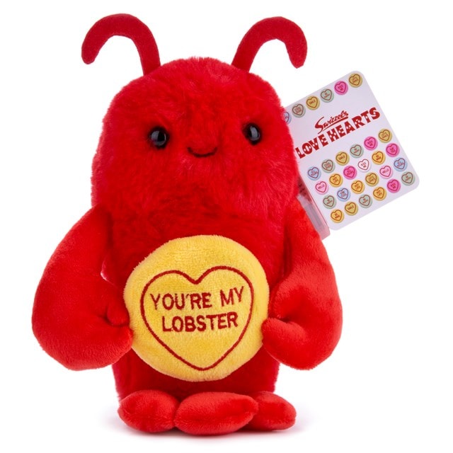 You're My Lobster 7'' Love Hearts Soft Toy Plush - 2