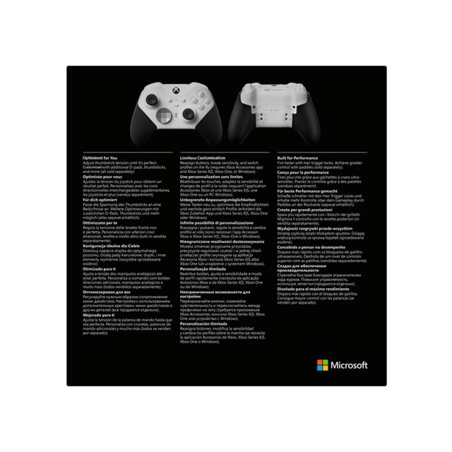 Xbox Elite Wireless Controller Series 2 - Core Edition (White) - 6