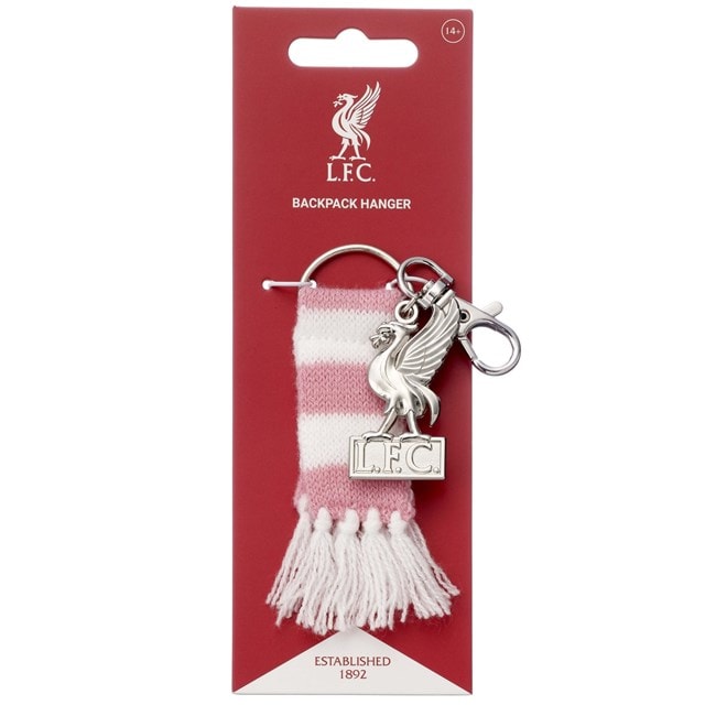 Liverpool FC Pink Striped Scarf Keyring - 2