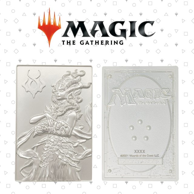 Vraska Limited Edition Magic The Gathering .999 Silver Plated Collectible - 1