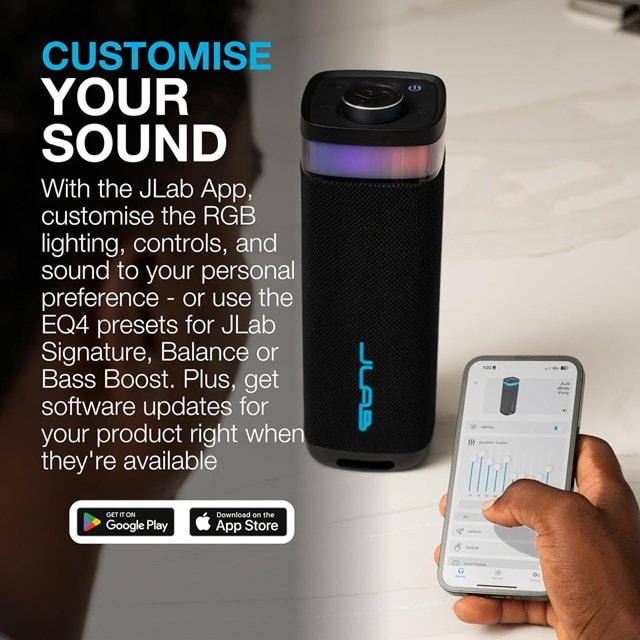 JLab JBuds Party Black Bluetooth Speaker - 4
