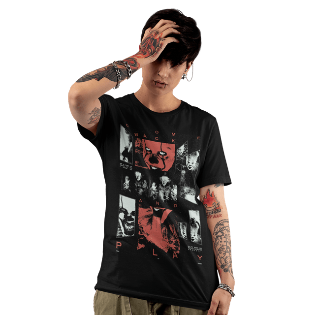 Come Back And Play IT Black Tee (Small) - 2