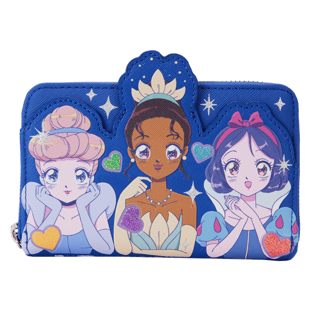 Disney Princess Manga Style Zip Around Wallet Loungefly - 1