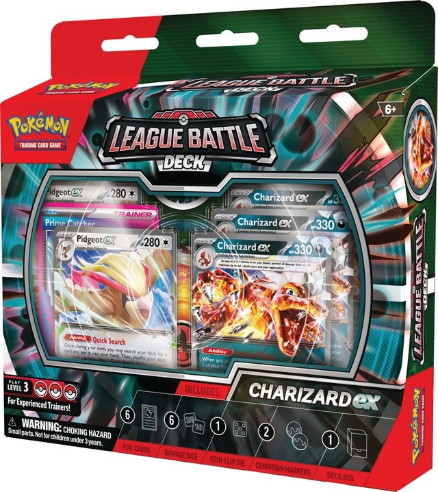 Charizard ex League Battle Deck Pokemon Trading Cards - 3