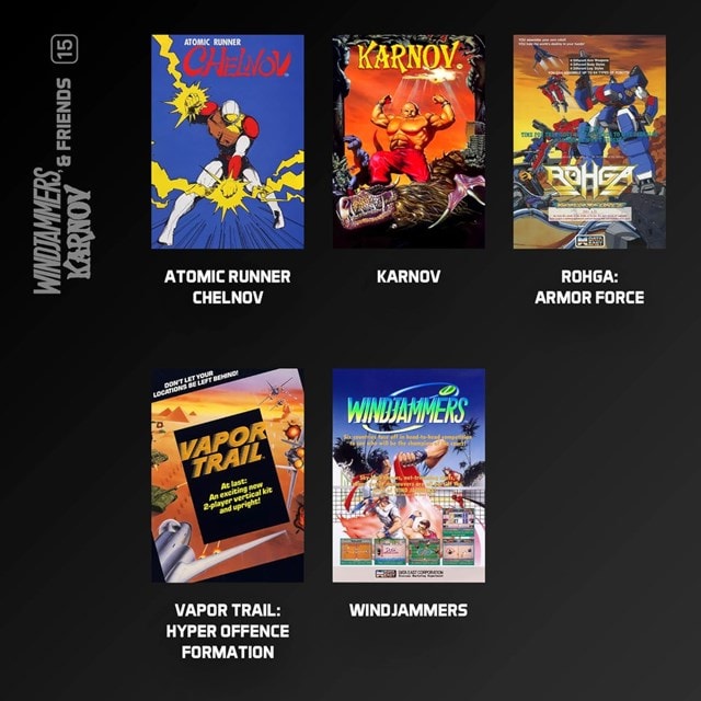 Windjammers, Karnov & Friends (Evercade) - 4