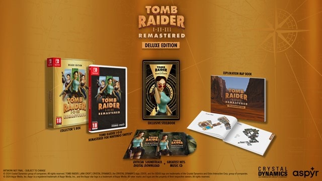 Tomb Raider I-III Remastered - Deluxe Edition (Nintendo Switch) - 3