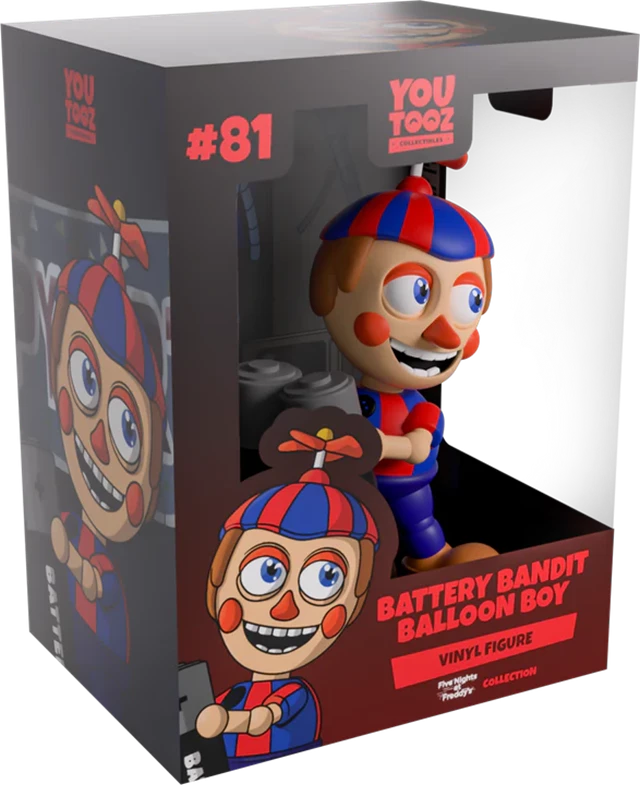 Battery Bandit Balloon Boy Five Nights At Freddy's FNAF Youtooz Figurine - 2