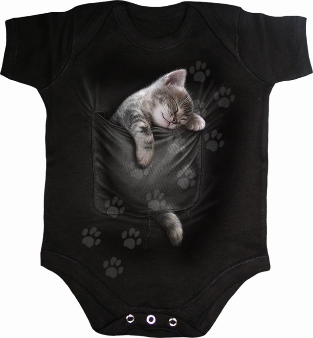 Pocket Kitten Baby Sleepsuits (Small) - 1