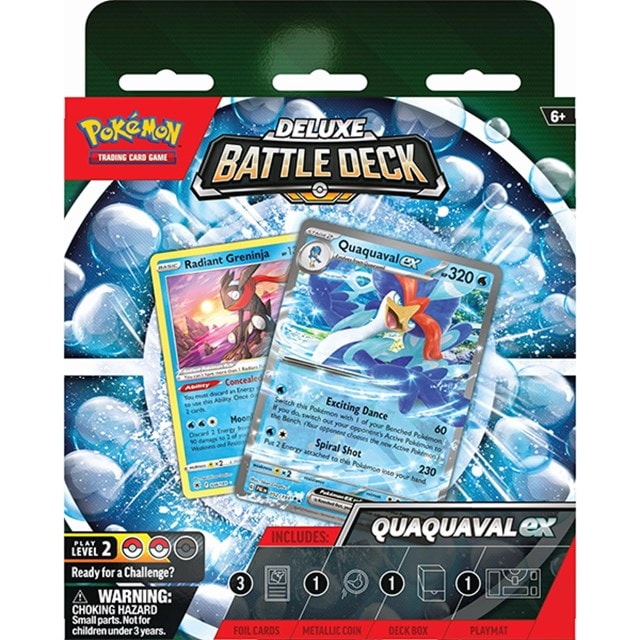 Pokemon TCG Quaquval ex & Meowscarada ex Deluxe Battle Decks Trading Cards - 2
