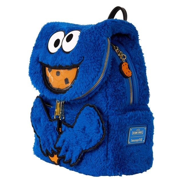 Cookie Monster Plush Sesame Street Loungefly Mini Backpack - 7