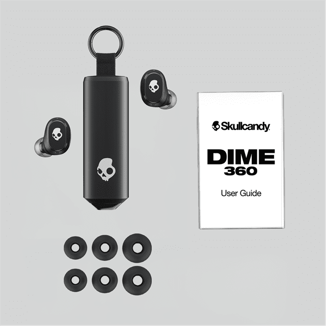 Skullcandy Dime 360 Bone True Wireless Bluetooth Earphones - 10