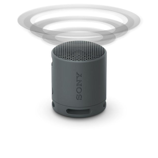 Sony SRSXB100 Light Grey Bluetooth Speaker - 6