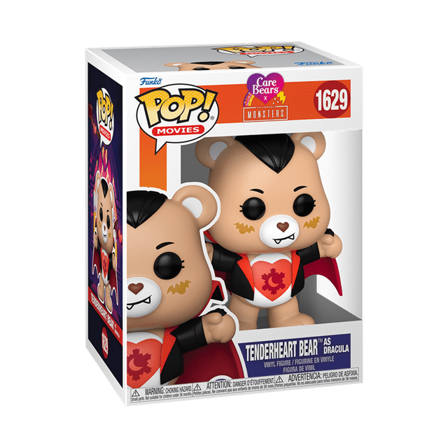 Tender Heart Bear As Dracula 1629 Care Bears X Universal Monsters Funko Pop Vinyl - 2