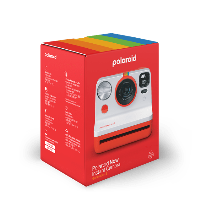 Polaroid Now Generation 2 Red Instant Camera - 9