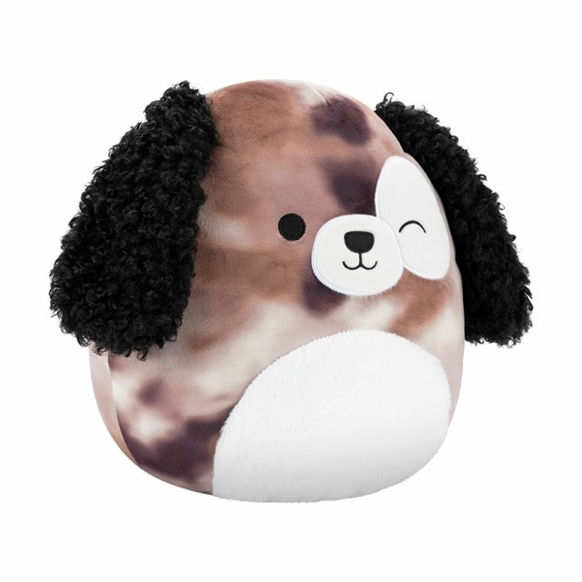 7.5'' Zerdan Winking Brown Marbled Dog With White Spotted Eye And Fuzzy Belly Squishmallows Plush - 2