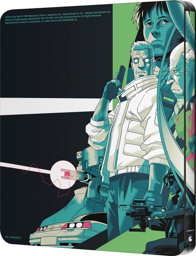 Ghost in the Shell - 30th Anniversary Limited Edition 4K Ultra HD Steelbook (Kuro Edition) - 2