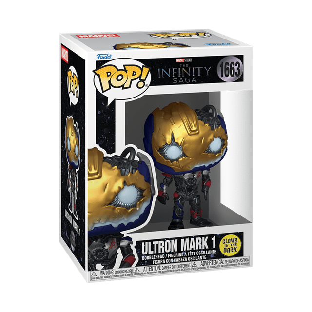 Ultron Mark 1 (Glow) 1663 Infinity Saga Funko Pop Vinyl - 2