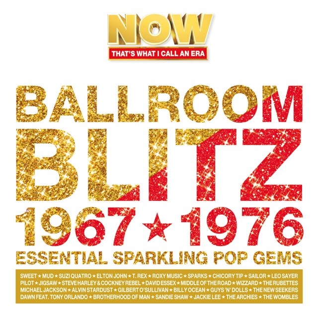 NOW That's What I Call an Era - Ballroom Blitz: 1967-1976 - Red, White, and Gold 3LP - 2