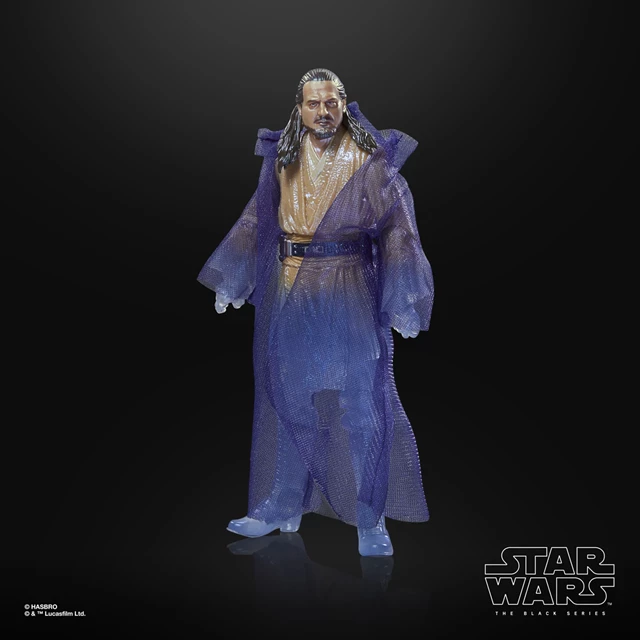 Qui-Gon Jinn Force Spirit Obi-Wan Kenobi Star Wars Black Series Action Figure - 2