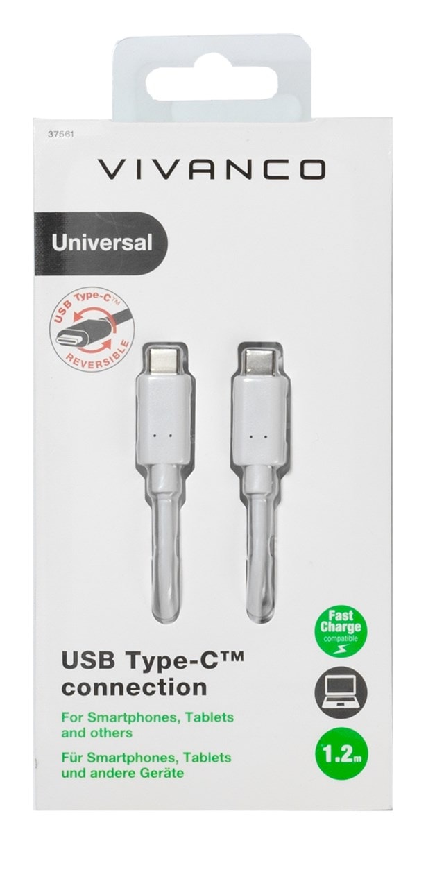 Vivanco USB-C To USB-C Cable 1.2m - 2
