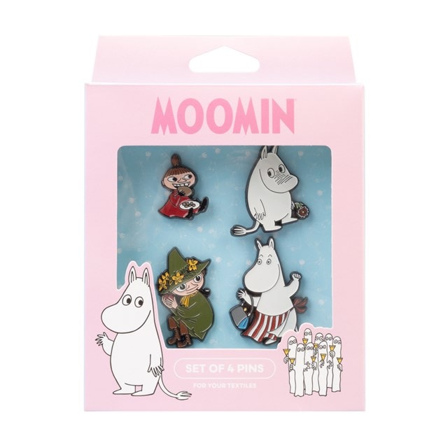 Moomins Set Of 4 Pins - 3