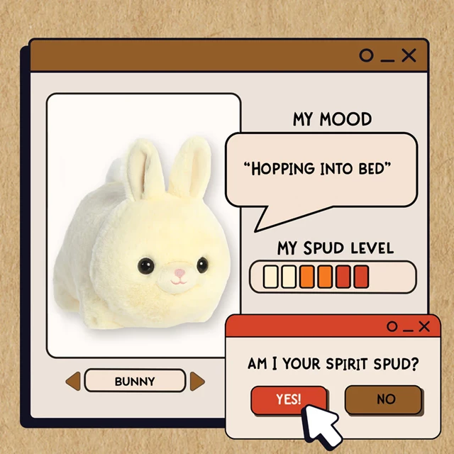 10" Bunny Spudsters Plush - 6