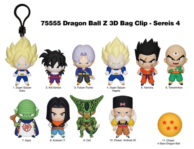 Dragon Ball Z Series 4 Bag Clips - 2