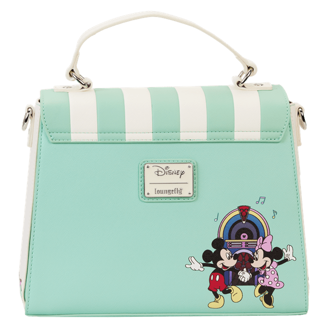 Mickey And Minnie Date Night Diner Crossbody Bag Loungefly - 4