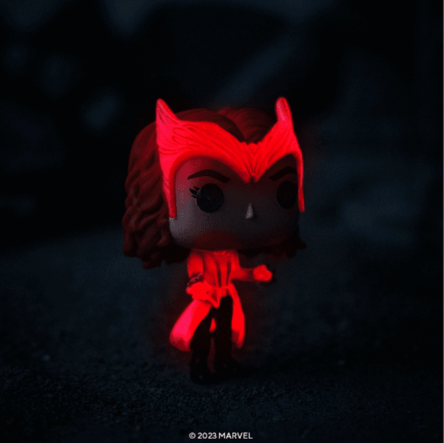 Scarlet Witch Glow In The Dark (1007) Doctor Strange In The Multiverse Of Madness hmv Exclusive Pop  - 3