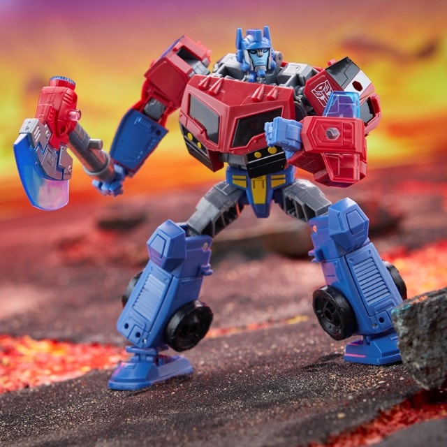 Transformers Legacy United Voyager Class Animated Universe Optimus Prime Converting Action Figure - 7