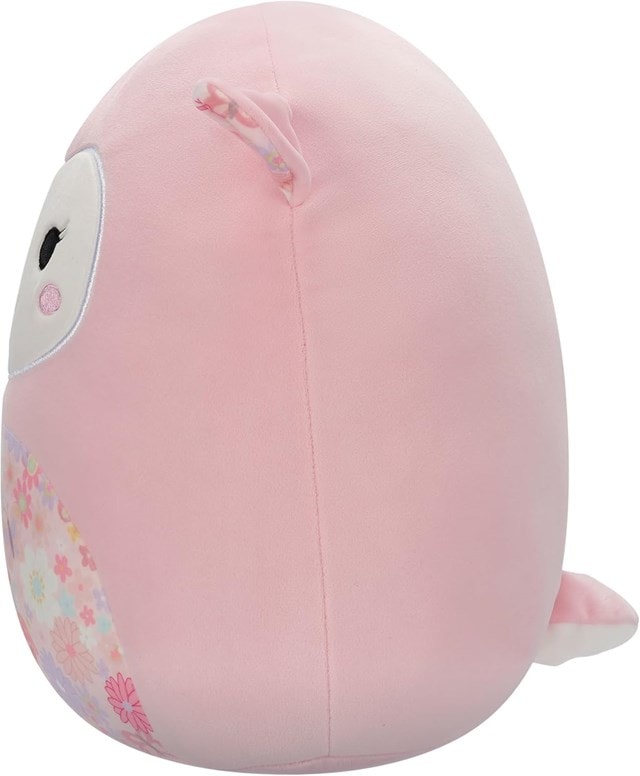 Lala Pink Lamb With Floral Ears And Belly Squishmallows Plush - 3