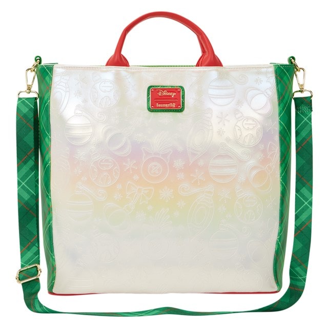 Lilo And Stitch Holiday Loungefly Crossbody Tote Bag - 3
