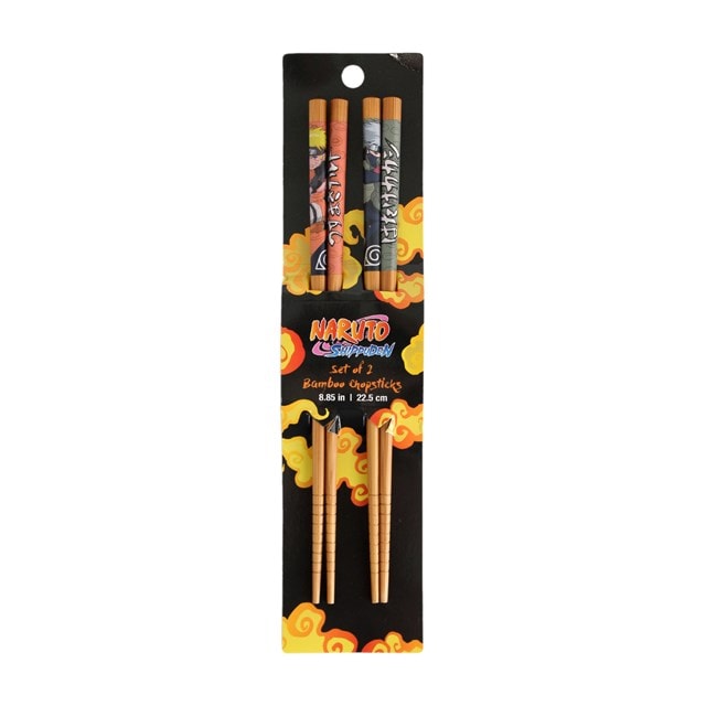 Naruto: Set Of 2 Bamboo Chopsticks - 3