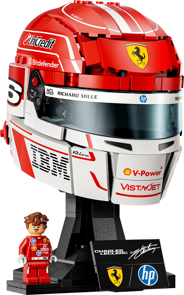 Charles Leclerc Helmet Scuderia Ferrari F1 LEGO - 2