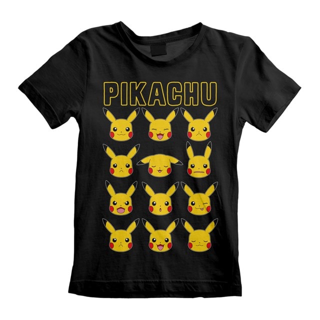Pokemon: Pikachu Faces (Kids Tee) (3-4YR) - 1
