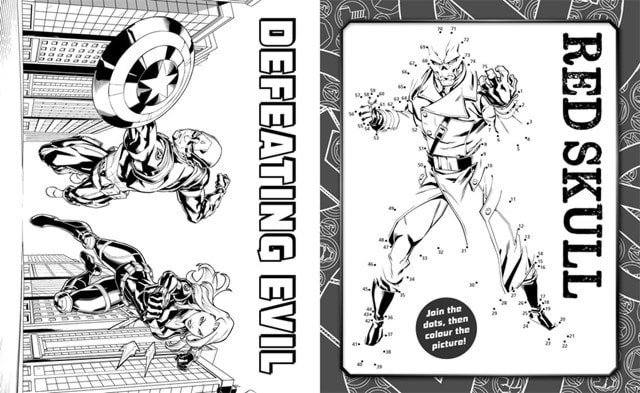Marvel Avengers Captain America 5 In 1 Colouring Book - 2
