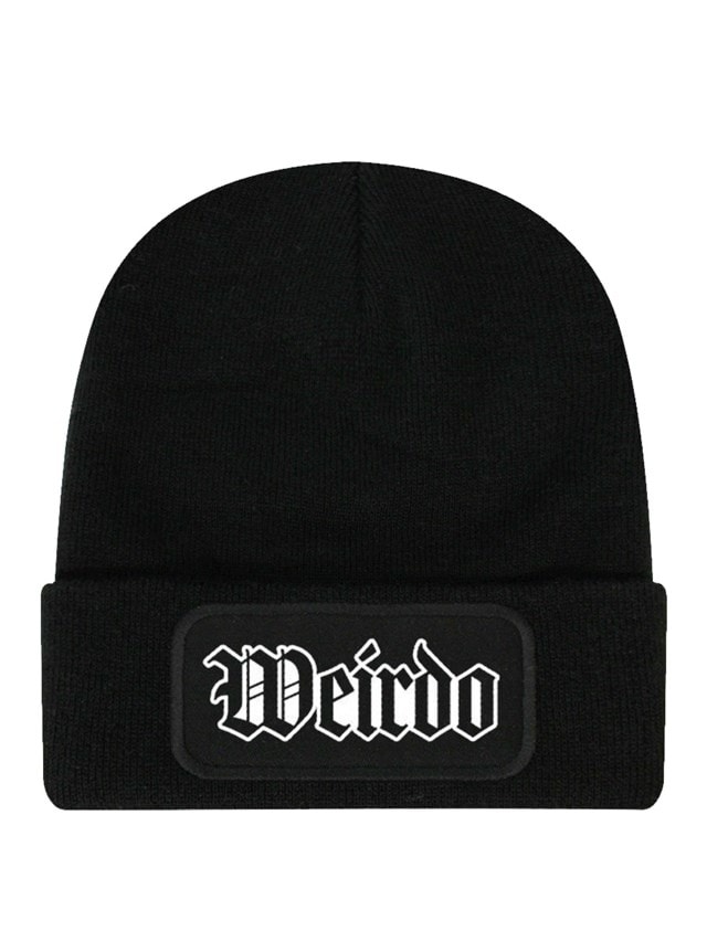 Weirdo Black Beanie - 1